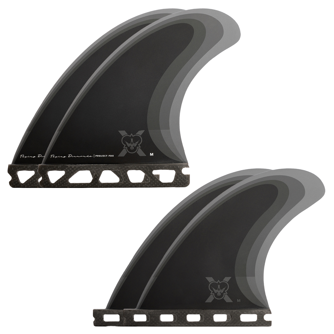 FDX1 Tri Quad Fin Set (5 fins) – Flying Diamonds of California FDX1 Tri Quad Fin Set (5 fins) – Flying Diamonds of California