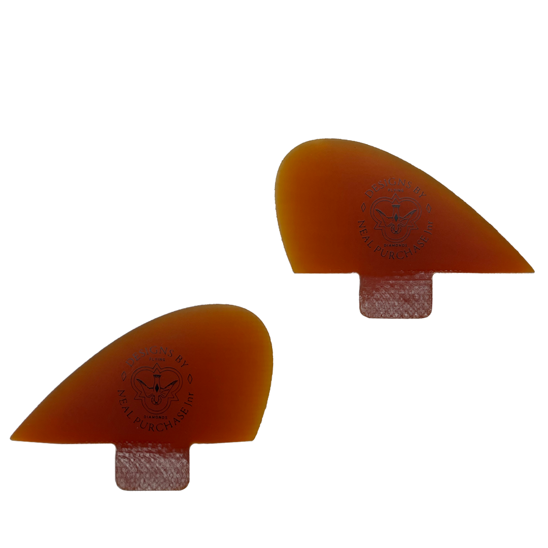 NPJ Duozer Side Fin - FCS Single Tab - Amber
