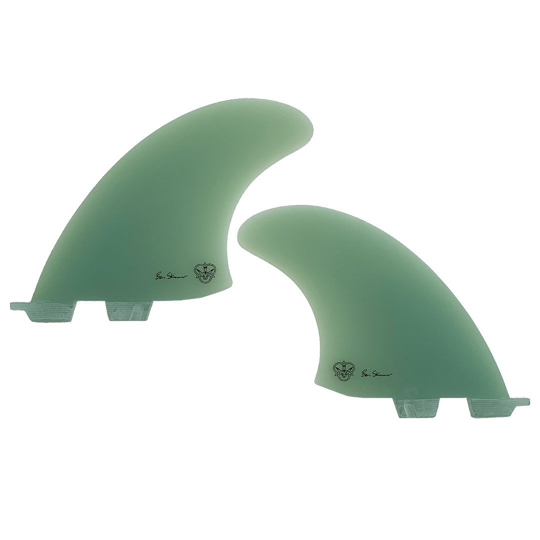 Skindog Twin Fins FCS 2 G10 Clear