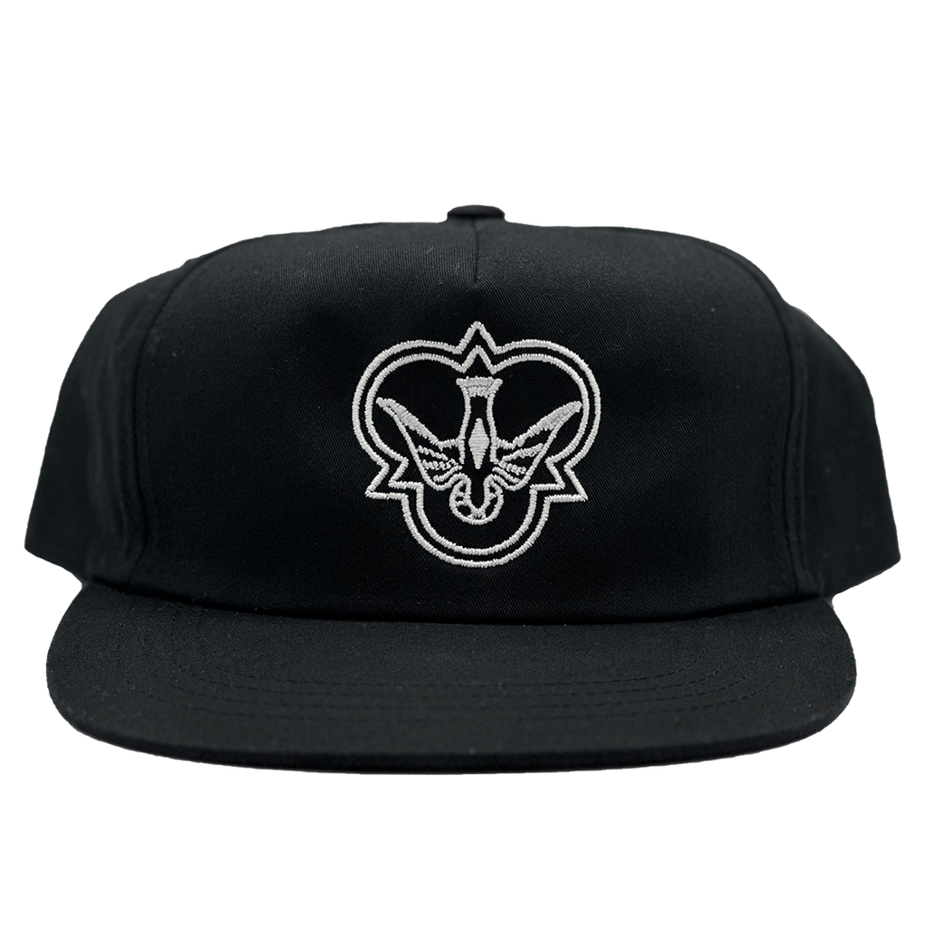 Flying Diamonds black hat with white embroidered logo
