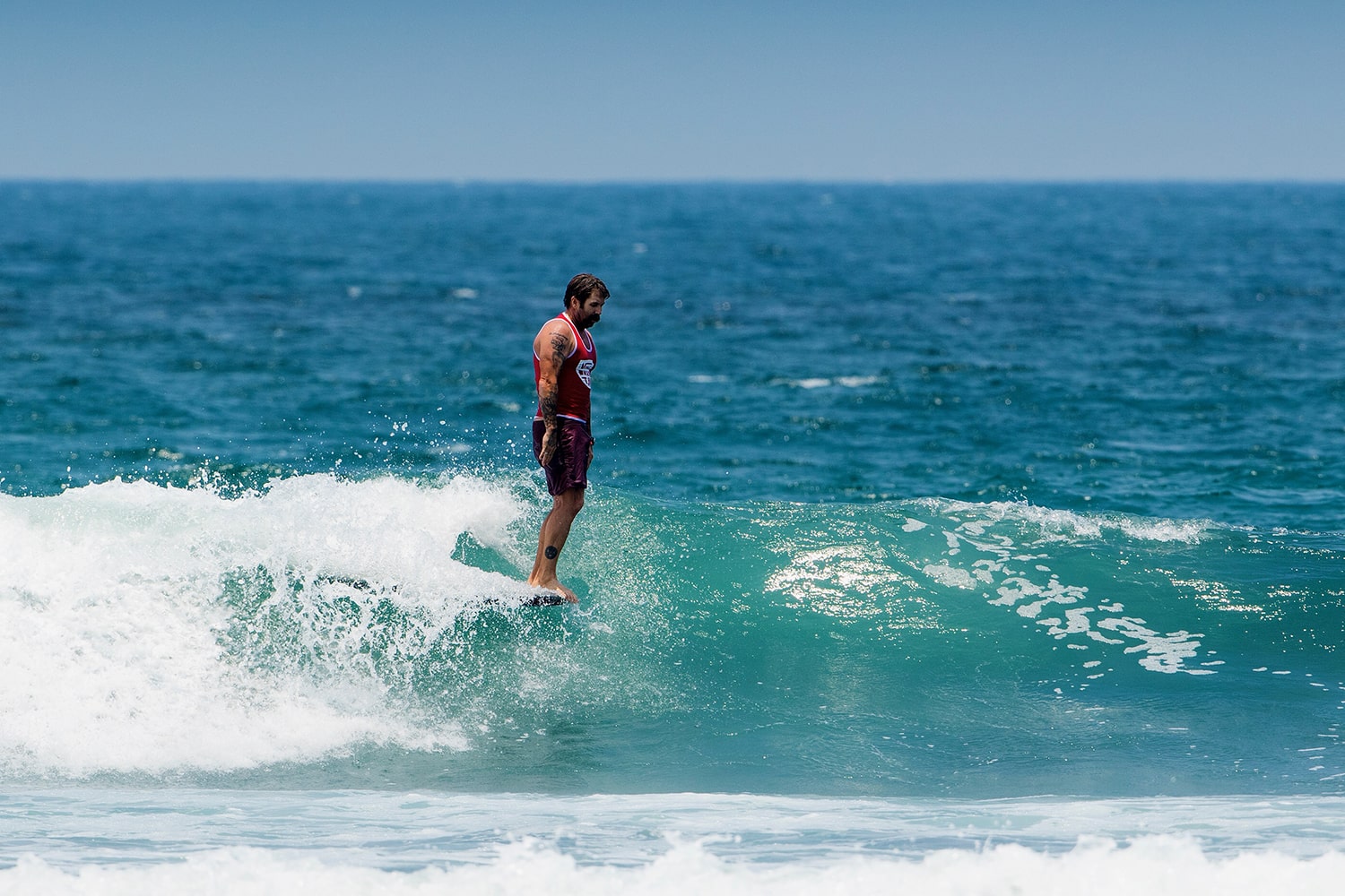 CJ Nelson's perfect hang 10 in Mexico.