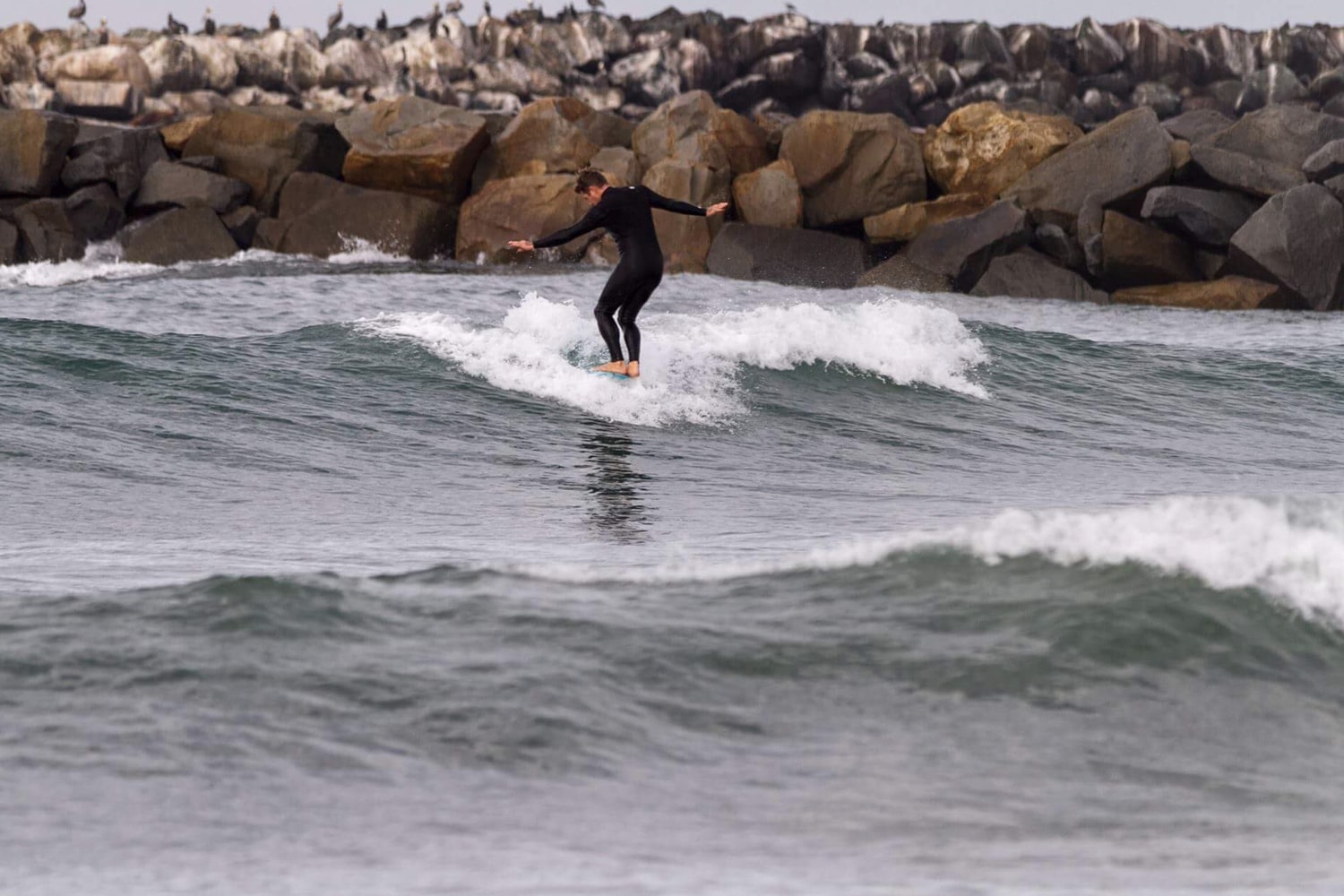 CJ Nelson hangs heels.