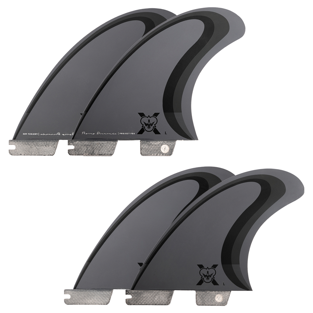 FDX1 Tri Quad Fin Set (5 fins) – Flying Diamonds of California FDX1 Tri Quad Fin Set (5 fins) – Flying Diamonds of California