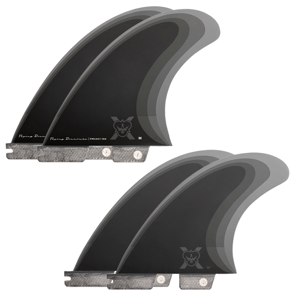 Futuresフィン F4 ALPHA 5フィンquad トライ F4 Alpha 5-Fin - Neutral Surf Fins - Futures Fins US