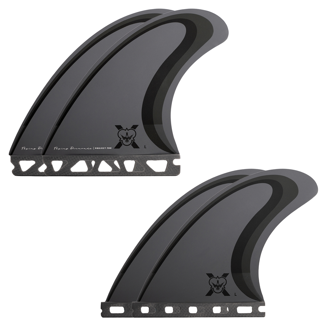 FDX1 Tri Quad Fin Set (5 fins) – Flying Diamonds of California FDX1 Tri Quad Fin Set (5 fins) – Flying Diamonds of California