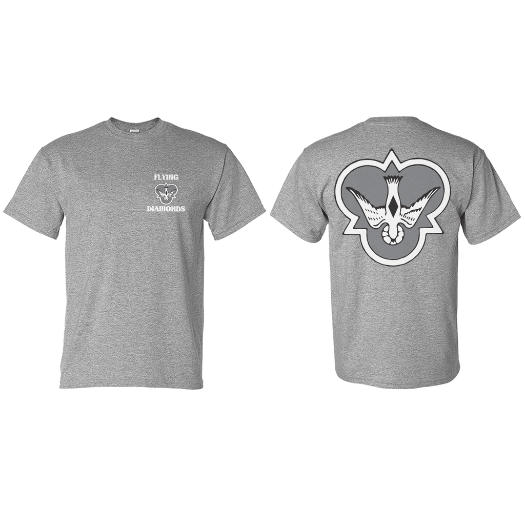 Tshirt - FDOC Logo - Gray – Flying Diamonds of California