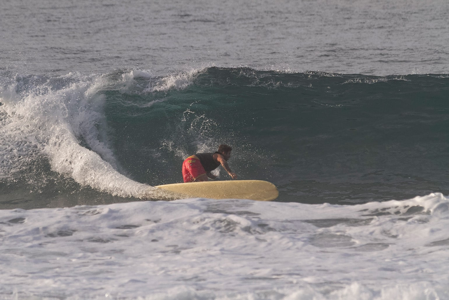 CJ Nelson carving bottom turn.