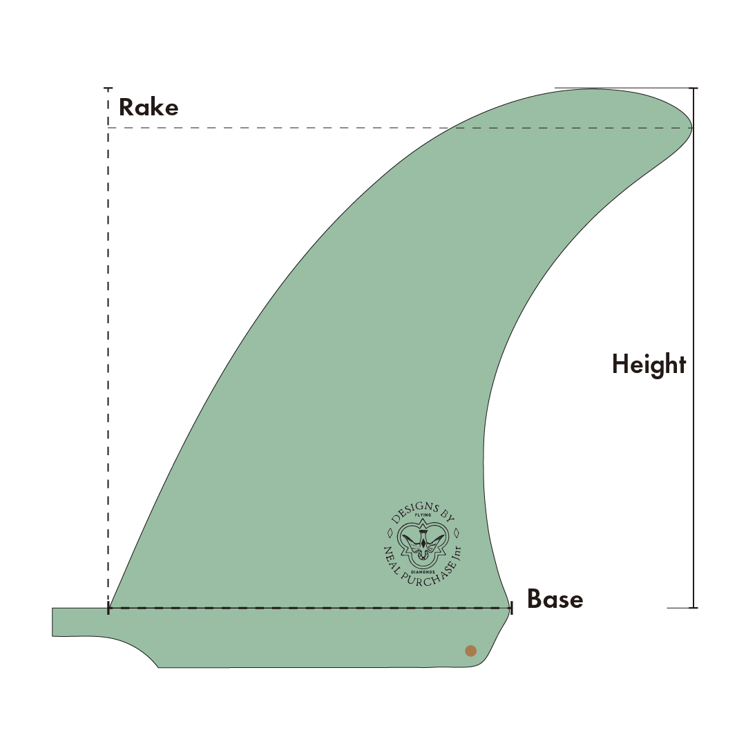 NPJ Single Fin Rake Graphic