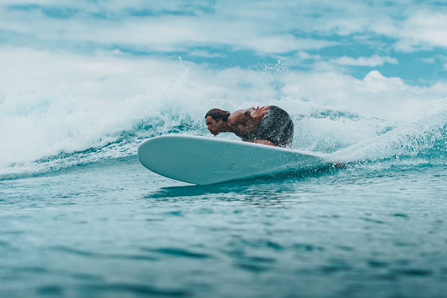 Kai Sallas powerful wrapping turn.