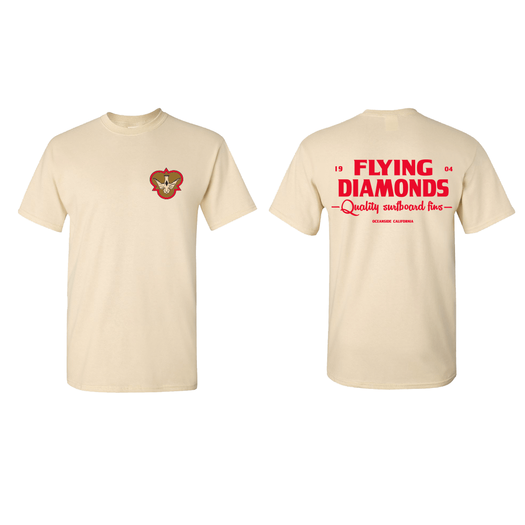 Flying Diamond 1904 T-shirt Natural