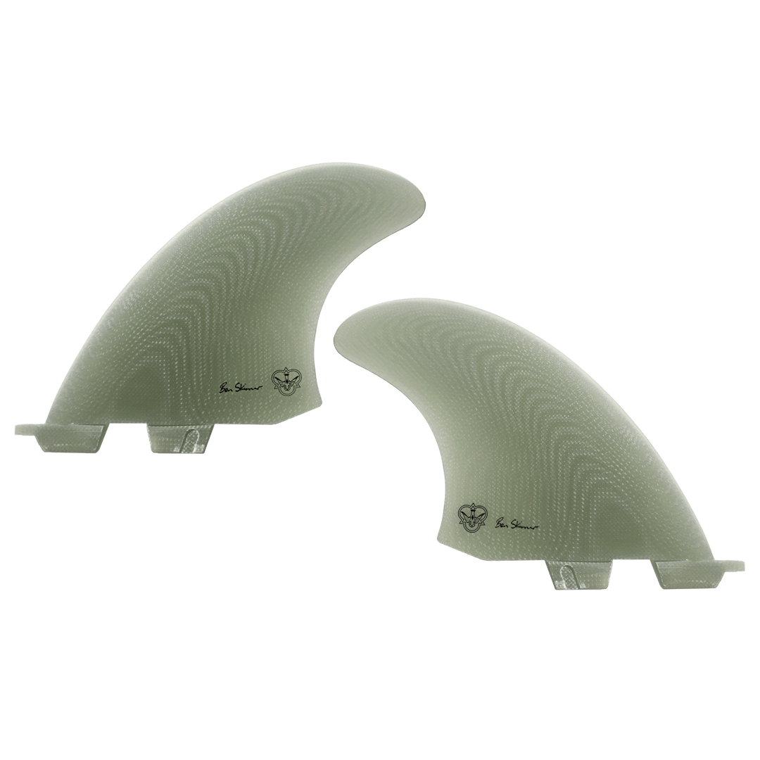 Skindog Twin Fins FCS 2 Clear Volan